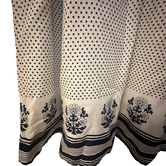 Lucky Brand Navy and white Patterned Dress - Picture 4 of 5